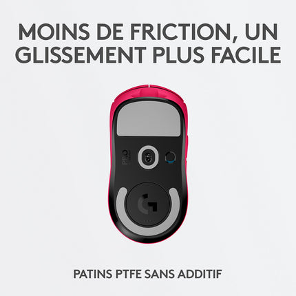 Souris Gamer Filaire LOGITECH G PRO X SUPERLIGHT- Magenta