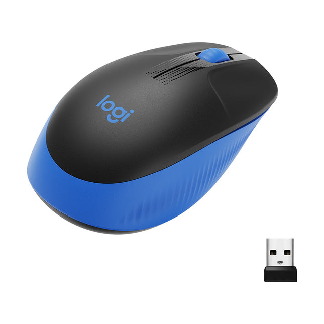 Souris sans fil LOGITECH Ambidextre M190 Bleu