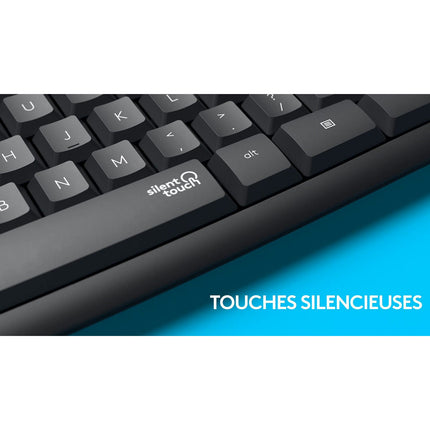 Clavier + Souris LOGITECH MK295 Silent Wireless Combo