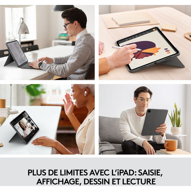 Etui LOGITECH Combo Touch iPad pro 12.9' (6e 5e Gen