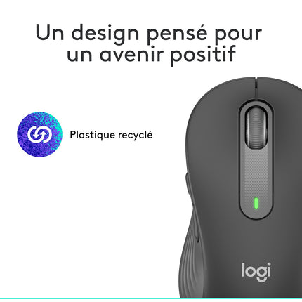 Souris sans fil LOGITECH Signature M650 L Graphite - grde taille