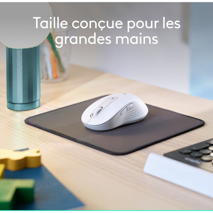 Souris sans fil LOGITECH Signature M650 L Graphite - grde taille