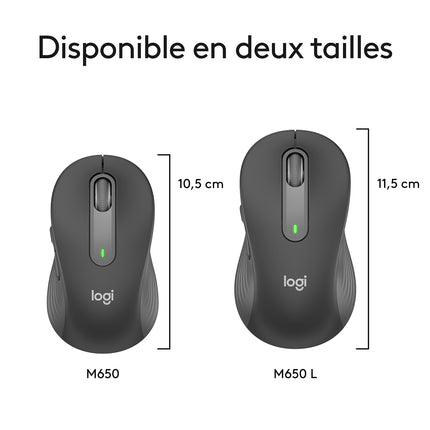 Souris sans fil LOGITECH Signature M650 Graphite