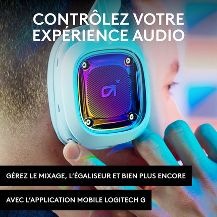 Casque gamer ASTRO A30 White Purple