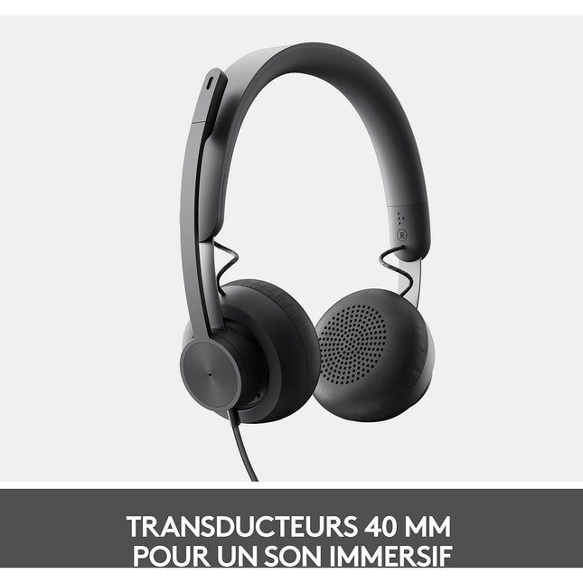 Micro-casque LOGITECH Zone 750 Graphite
