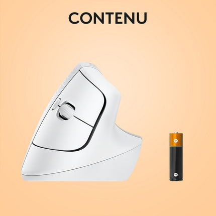 Souris sans fil LOGITECH Lift pour Mac Ergonomique