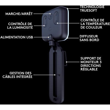 Lampe LED LOGITECH LITRA GLOW STREAMING LIGHT