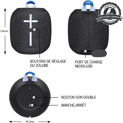 Enceinte portable ULTIMATE EARS Wonderboom 3 Noir