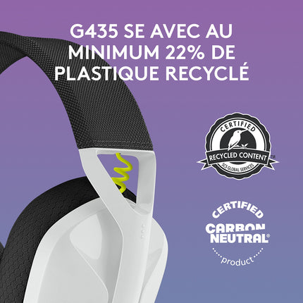Casque gamer LOGITECH Combo Souris sans fil G305 Casque G435