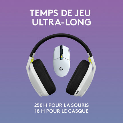 Casque gamer LOGITECH Combo Souris sans fil G305 Casque G435