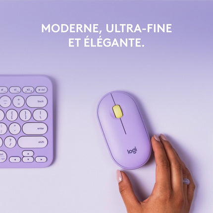 Souris sans fil LOGITECH Pebble M350 Wireless Lavande
