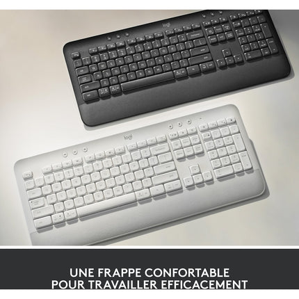 Clavier sans fil LOGITECH K650 Noir Ergonomique repose poignets