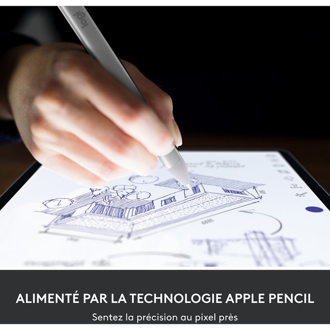 Stylet LOGITECH crayon numérique pour Ipad USB-C