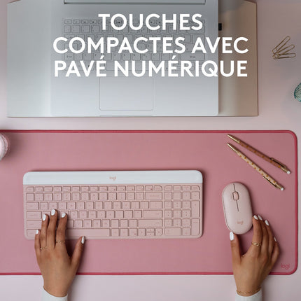 Clavier sans fil LOGITECH MK470 Slim Combo Silencieux