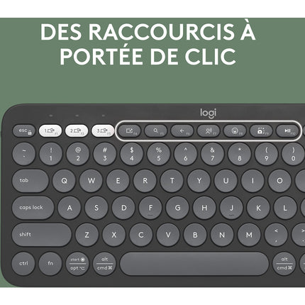 Clavier sans fil LOGITECH Pebble 2 K380s