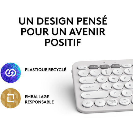 Clavier sans fil LOGITECH Pebble 2 K380s