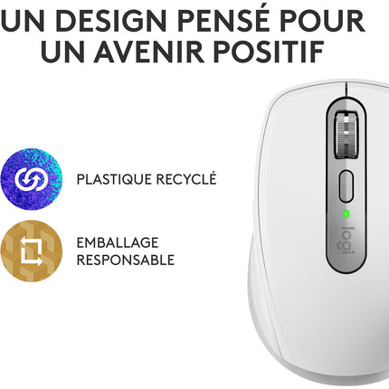 Souris sans fil rechargeable LOGITECH MX anywhere 3S Silencieuse Graphite