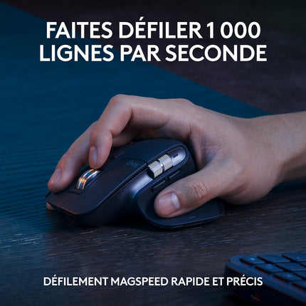 Clavier + Souris LOGITECH MX keys S avec repose poignet