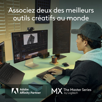 Clavier sans fil LOGITECH MX Keys S for Mac Gris Sideral