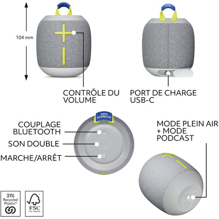 Enceinte portable ULTIMATE EARS Wonderboom 4