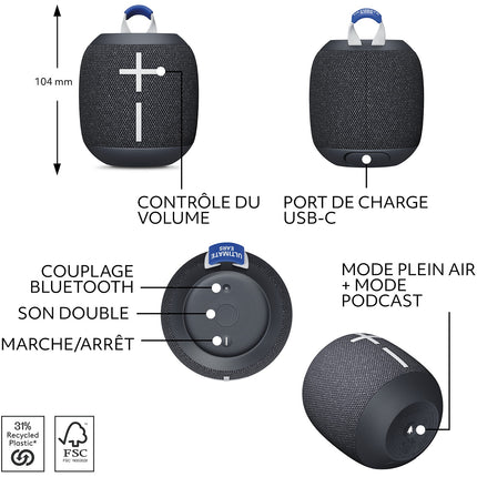Enceinte portable ULTIMATE EARS Wonderboom 4