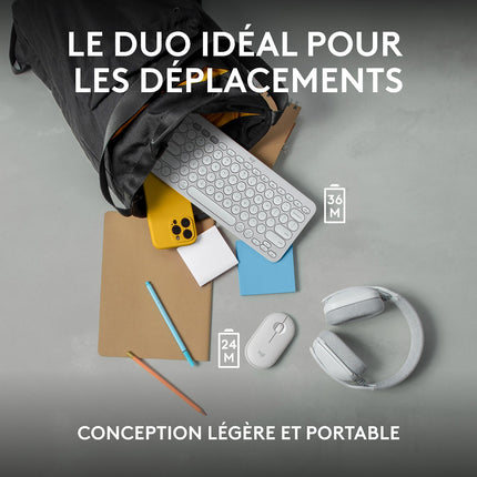 Clavier + Souris LOGITECH Combo Pebble 2