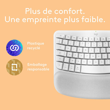 Clavier sans fil LOGITECH Wave Keys for Mac ergonomique