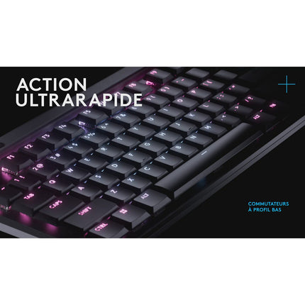 Clavier gamer LOGITECH G515 TKL tactile noir