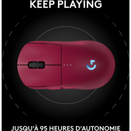 Souris Gamer Sans Fil LOGITECH G PRO 2 Lightspeed Wireless Magenta