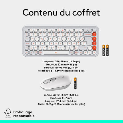 Clavier + Souris LOGITECH Pop Icon