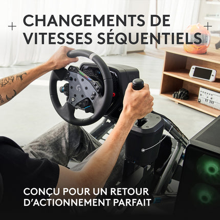 Levier de vitesses LOGITECH RS Shifter & Handbrake Noir