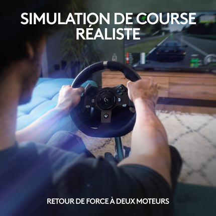 Volant + Pédalier LOGITECH Volant G920 + Casque G335 Noir