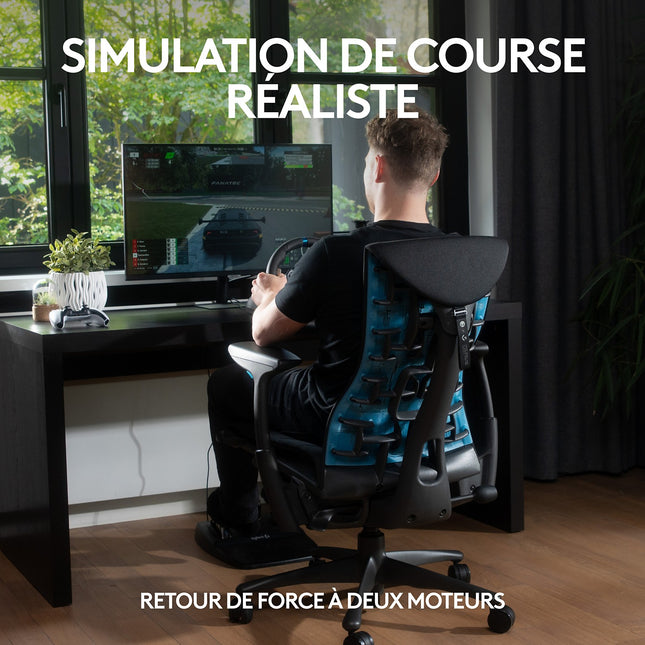 Volant + Pédalier LOGITECH Volant G29 + Casque G435 Noir