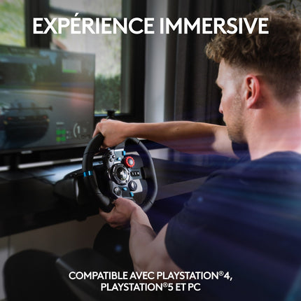 Volant + Pédalier LOGITECH Volant G29 + Casque G435 Noir