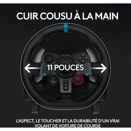 Volant + Pédalier LOGITECH Volant G29 + Casque G435 Noir