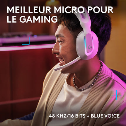 Casque gamer LOGITECH G522 LIGHTSPEED Blanc
