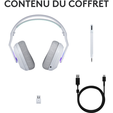 Casque gamer LOGITECH G522 LIGHTSPEED Blanc