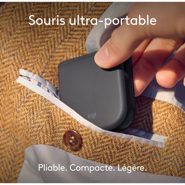Souris sans fil LOGITECH Mobi Fold Graphite