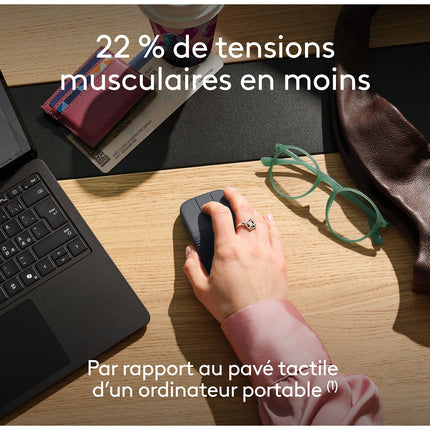 Souris sans fil LOGITECH Mobi Fold Graphite