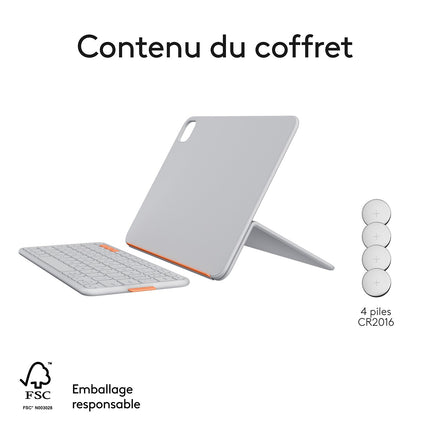 Etui LOGITECH FLIP FOLIO 11 GREY IPAD PRO