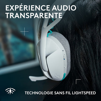 Casque gamer LOGITECH G321 Blanc Lightspeed