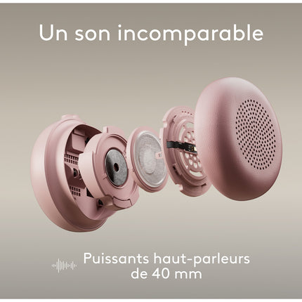 Micro-casque LOGITECH Zone Wired 2 ROSE