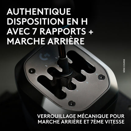 Levier de vitesses LOGITECH RS H-SHIFTER - BLACK Direct Drive