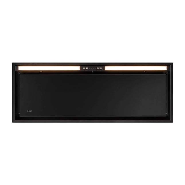 Hotte encastrable NOVY CRYSTAL 26082 90cm Verre Noir
