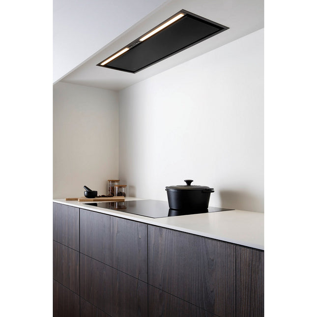 Hotte encastrable NOVY CRYSTAL 26082 90cm Verre Noir