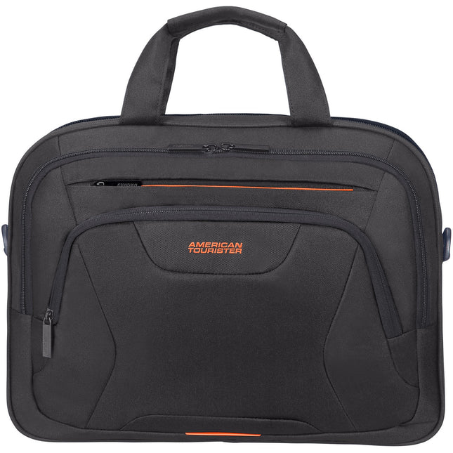 Sacoche AMERICAN TOURISTER ordinateur 15.6'' noir/orange