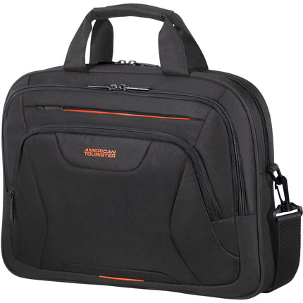 Sacoche AMERICAN TOURISTER ordinateur 15.6'' noir/orange