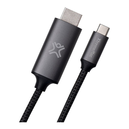 Adaptateur HDMI XTREMEMAC type C - HDMI male 2m nylon tressé gris