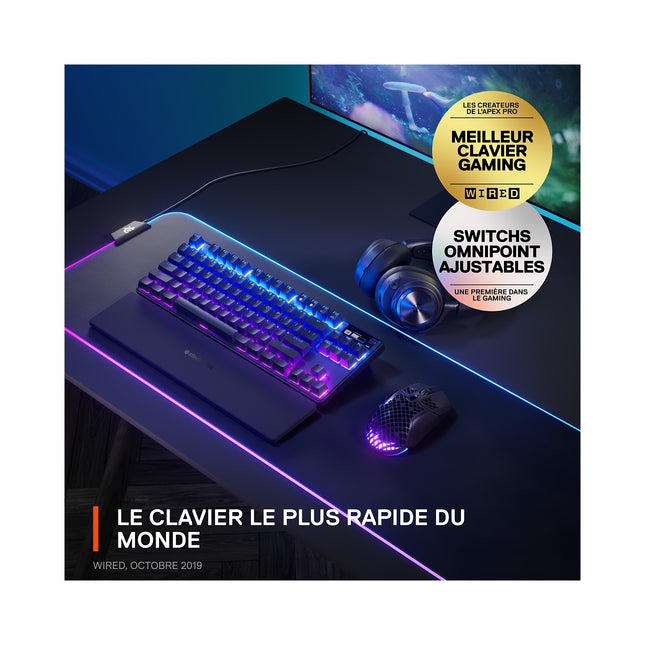 Clavier gamer sans fil STEELSERIES APEX PRO TKL WIRELESS
