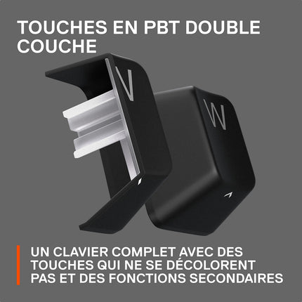 Clavier gamer sans fil STEELSERIES APEX PRO MINI WIRELESS FR